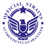 Logo official strains Blue